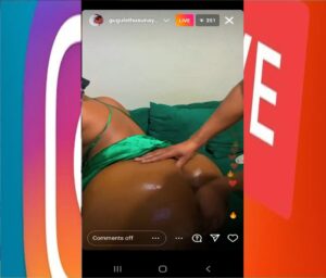 Pornografia amadora: Gugu Big Booty Ebony Instagram Star Big Butt Oil Massage