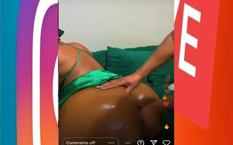 Pornografia Amadora Gugu Big Booty Ebony Instagram Star Big Butt Oil Massage