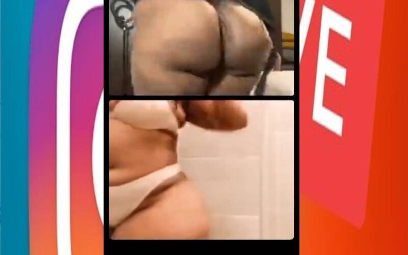 Sextape: Instagram Live Maior Bunda Gorda Booty Twerk